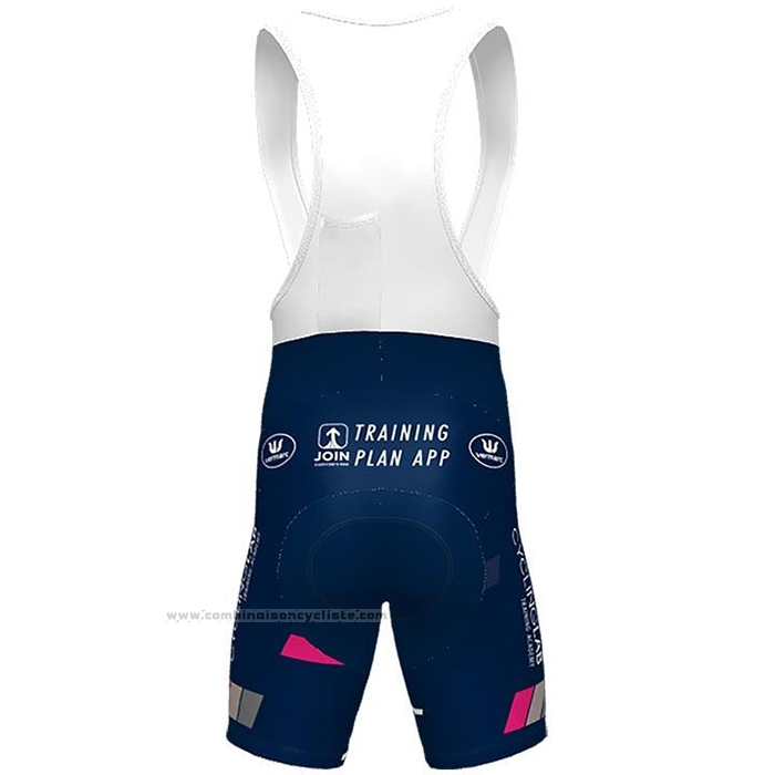 2021 Maillot Cyclisme SEG Racing Academy Fonce Bleu Fuchsia Manches Courtes et Cuissard